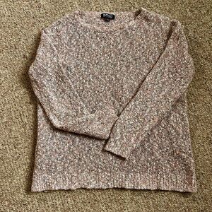 Buffalo David Bitton Women's Sweater - Pink and Brown, size Large